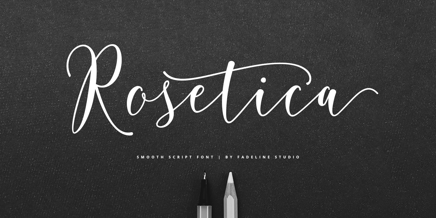 Пример шрифта Rosetica #1